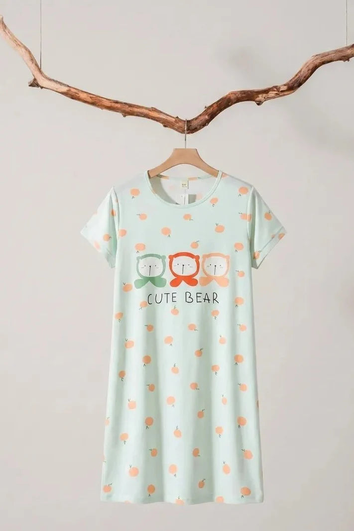 Free Size Long Shirt – White, Sea Green & Pink | Shapers by Imtiaz
