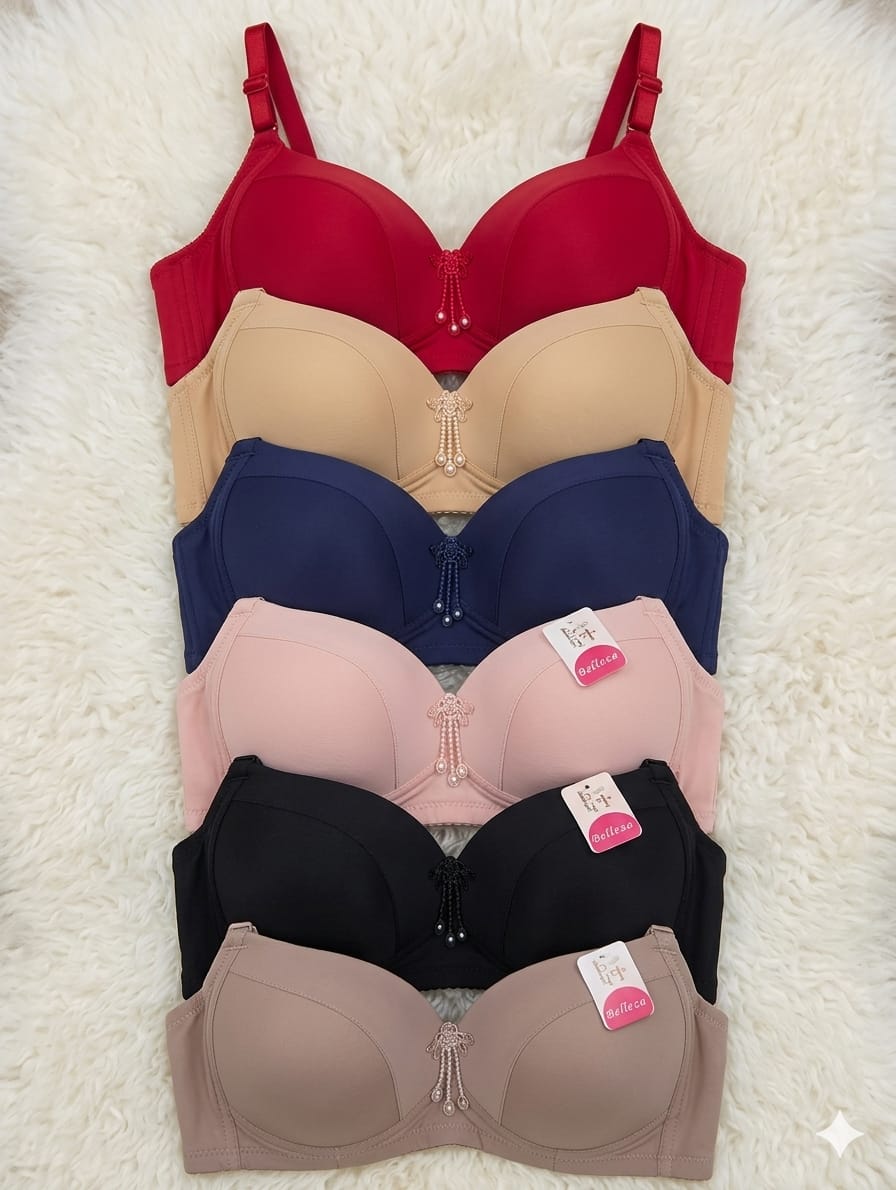 Belleza Light Pad Bra Cup-B – Red | Shapers by Imtiaz