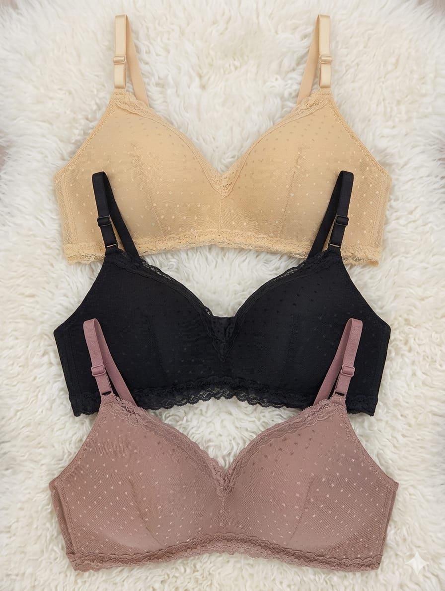 Flourish Net Padded Bra Cup-D | Shapers by Imtiaz
